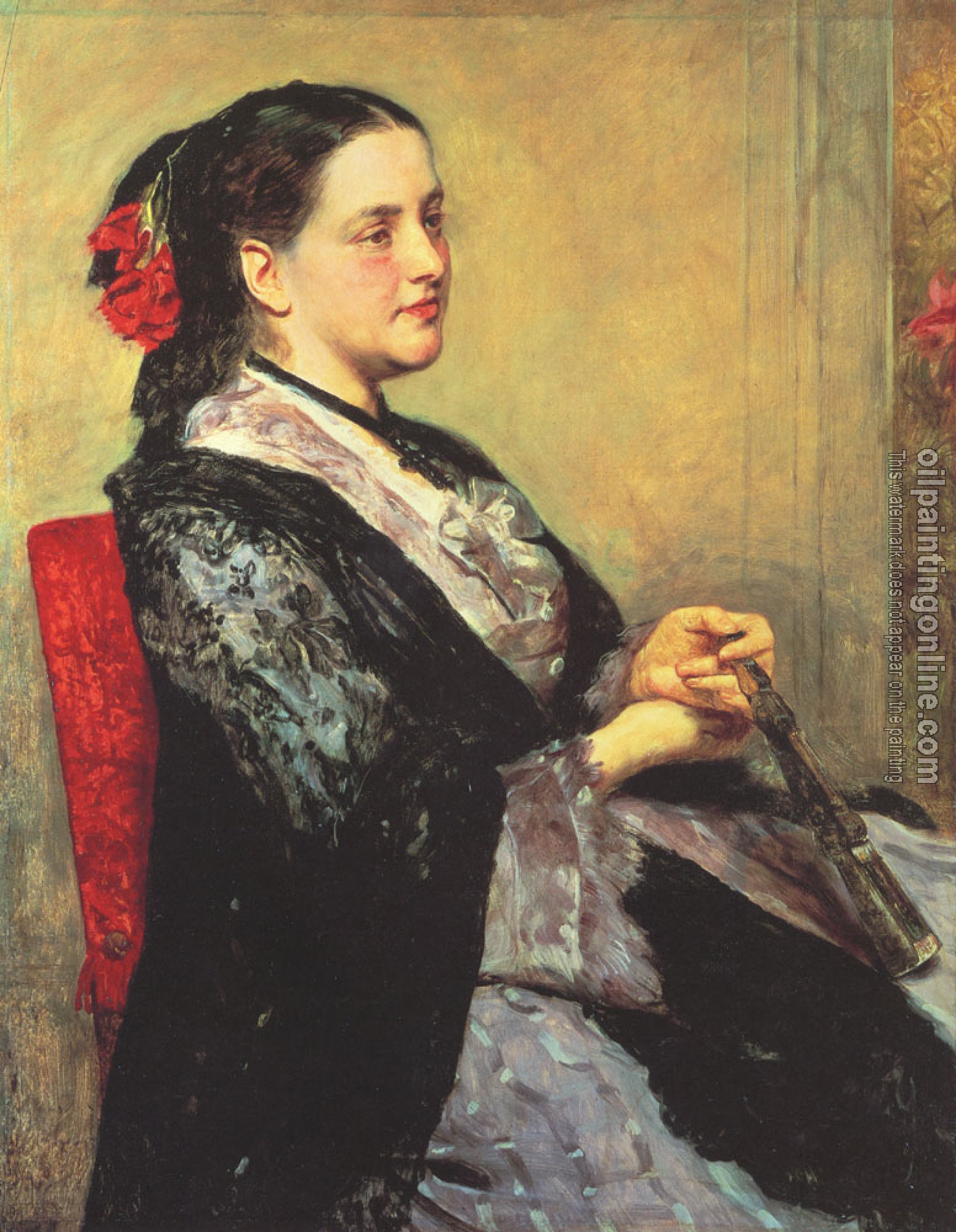Cassatt, Mary - Portrait of a Lady of Seville